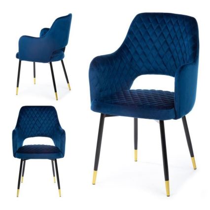 SET 2x Matstol SENKO blå