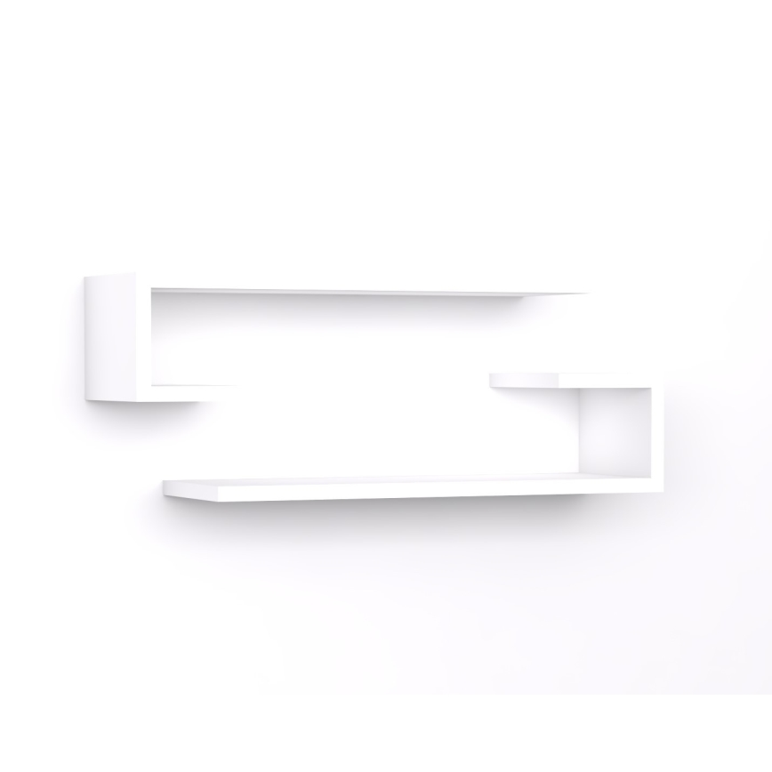 SET 2x Vägghylla ELDO vit