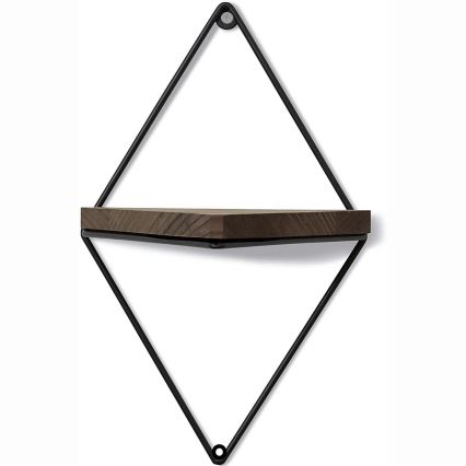 SET 2x Vägghylla gran