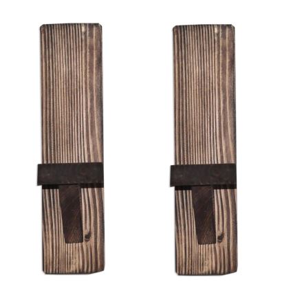 SET 2x Vägghylla RAF gran