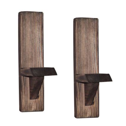 SET 2x Vägghylla RAF gran