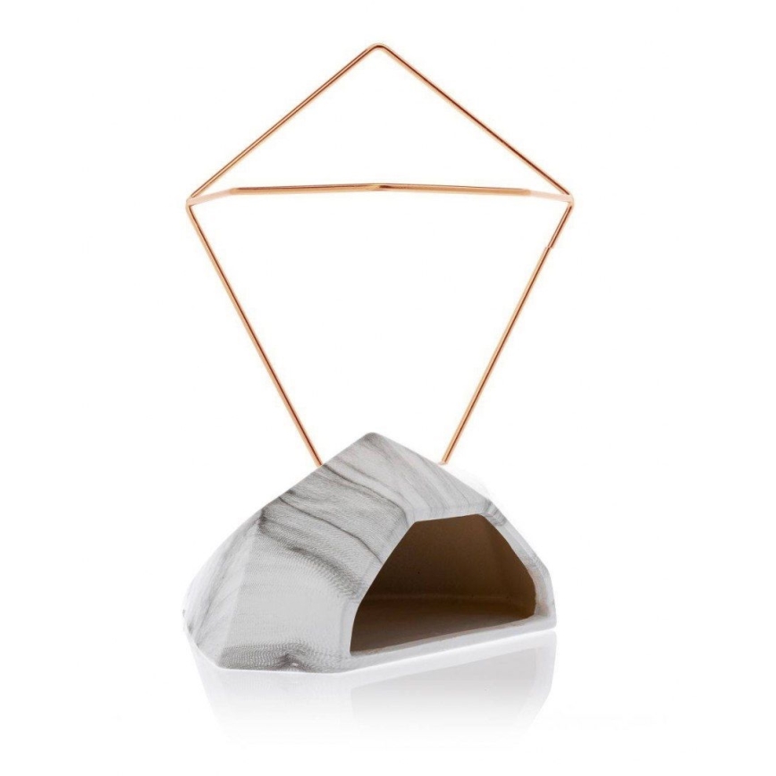 SET 2x Väggkruka SEMELA 23x20 cm guld