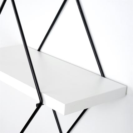 SET 2x Vit väggmonterad hylla