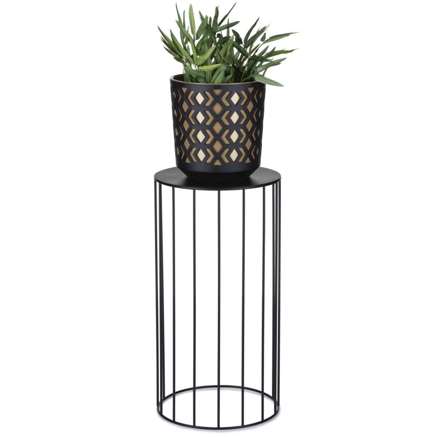 SET 3x Blomsterställ LOFT svart