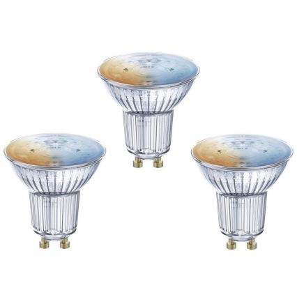 SET 3x Dimbar RGBW LED-lampa SMART+ GU10/5W/230V 2700K-6500K - Ledvance