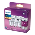 SET 3x LED-lampor Philips GU10/4,6W/230V 2700K