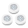 SET 3x LED Touch orienteringslampa 1xLED / 2W / 4,5V vit