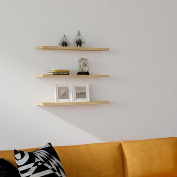 SET 3x Vägghylla BOSS beige