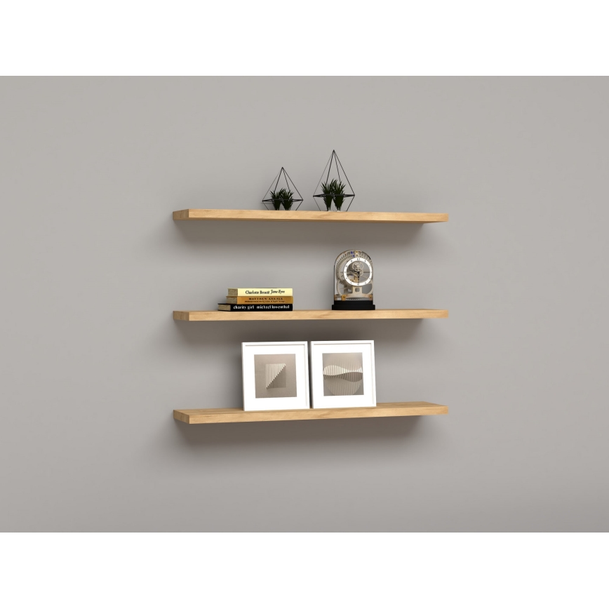 SET 3x Vägghylla BOSS beige