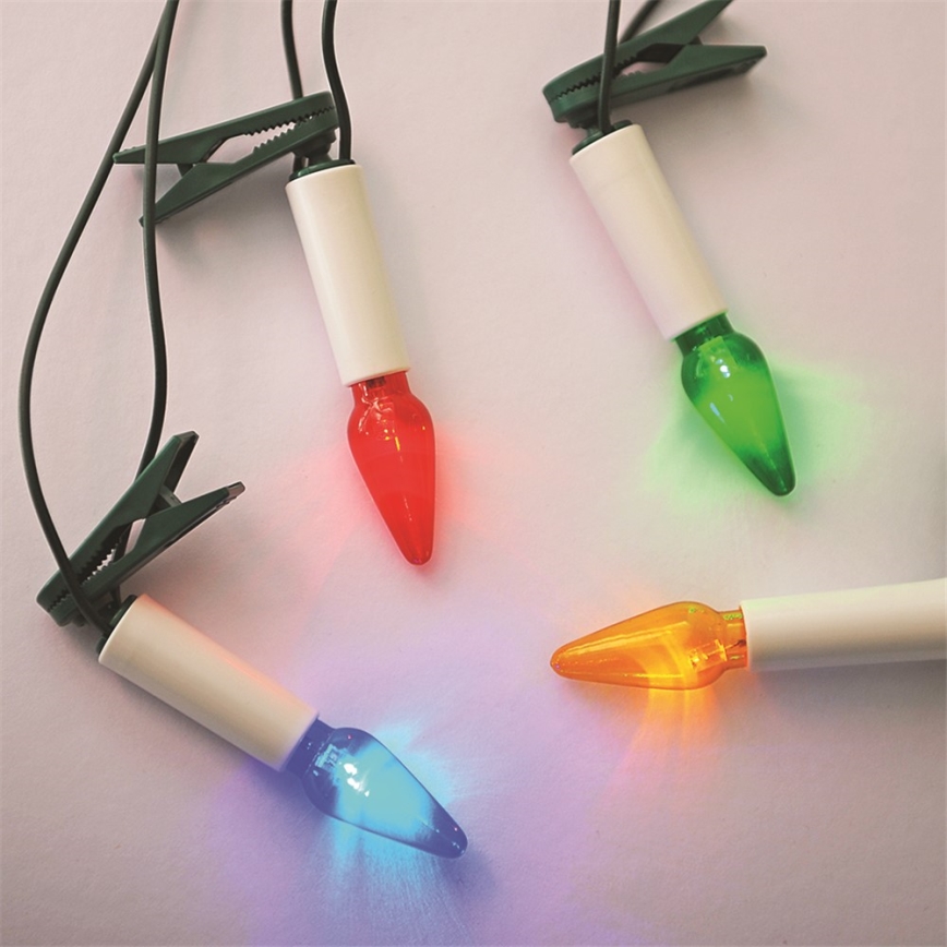 SET 4 x Reservlampor FELICIA E10/14V/0,1A färgglad Tillverkad i Europa