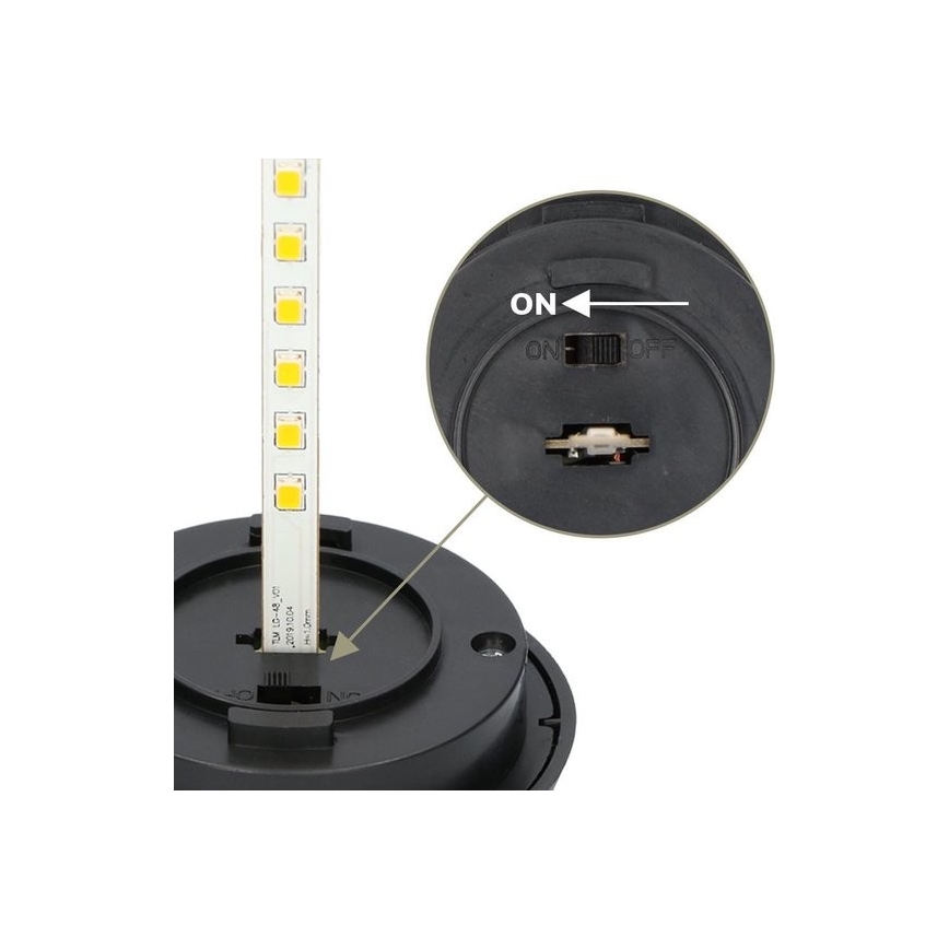 SET 4x LED Solcellslampa 4xLED/3,6V 1xAAA IP44 100 mAh