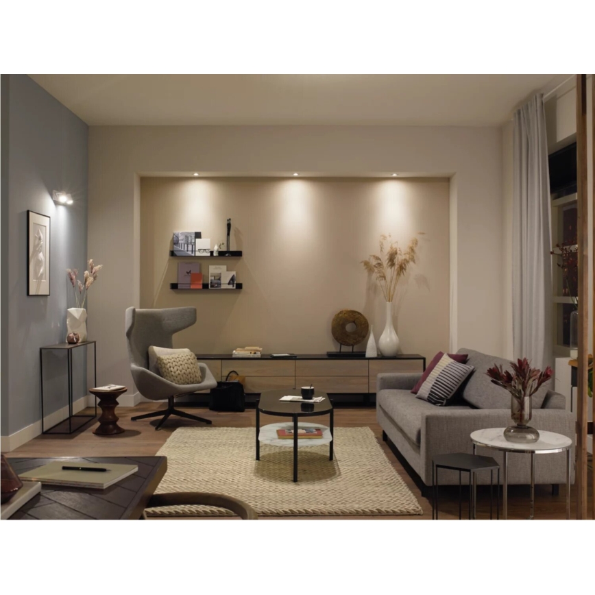 Set om 2 dimbara LED-lampor Philips Hue White Ambiance GU10/4,2W/230V 2200-6500K + Hue Bridge