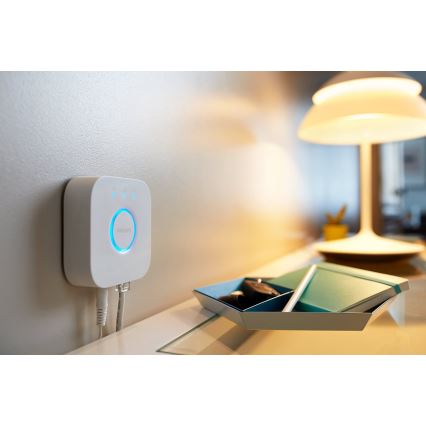 Set om 2 dimbara LED-lampor Philips Hue White Ambiance GU10/4,2W/230V 2200-6500K + Hue Bridge
