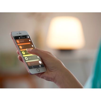 Set om 2 dimbara LED-lampor Philips Hue White Ambiance GU10/4,2W/230V 2200-6500K + Hue Bridge