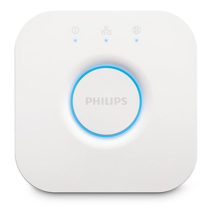 Set om 2 dimbara LED-lampor Philips Hue White Ambiance GU10/4,2W/230V 2200-6500K + Hue Bridge