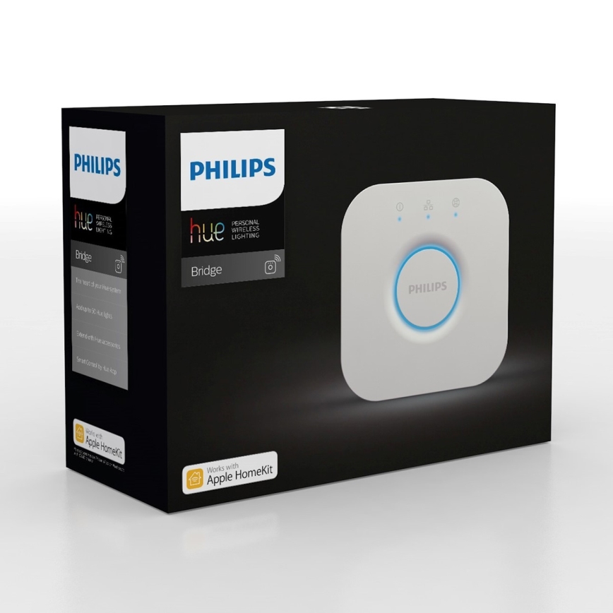 Set om 2 dimbara LED-lampor Philips Hue White Ambiance GU10/4,2W/230V 2200-6500K + Hue Bridge