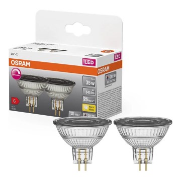 Set med 2 dimbara LED-reflektorlampor MR16 GU5,3/5W/12V 2700K 36° CRI 90 - Osram