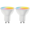 Set med 2 dimbara LED RGBW-lampor MESH GU10/6,5W/230V 2700-6500K Wi-Fi - Aigostar