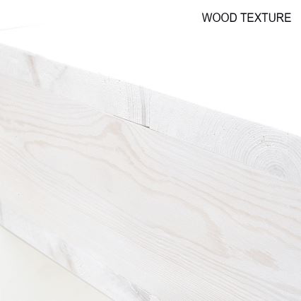 Set med 2 hyllor DIA, vit/svart