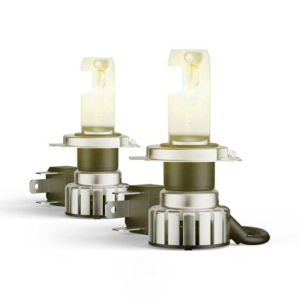 Set med 2 LED-strålkastarlampor NIGHT BREAKER VINTAGE H4 P43T/20W/12V 3000K - Osram