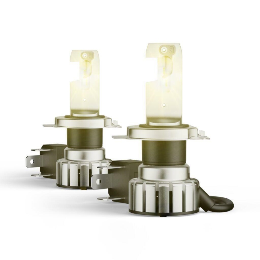 Set med 2 LED-strålkastarlampor NIGHT BREAKER VINTAGE H4 P43T/20W/12V 3000K - Osram
