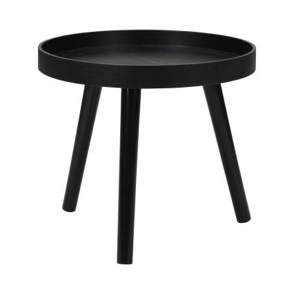 Set med 2 soffbord VERDE Ø 60/38 cm svart