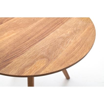 Set med 2 soffbord VEYLOR i ek