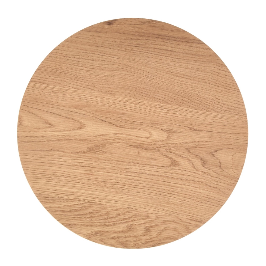 Set med 2 soffbord ZENYA ek/svart