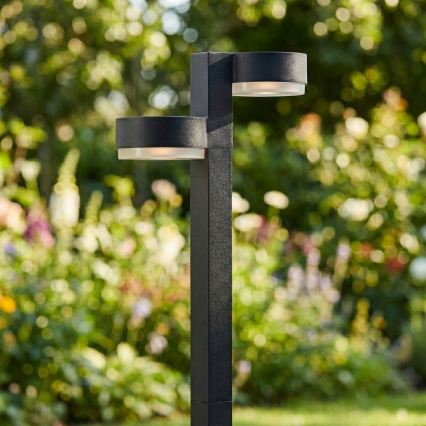 Set med 2 solcellslampor 2xLED/1W/3,7V 1200 mAh 55 cm IP65 svart