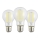 Set med 3 LED-lampor VINTAGE A60 E27/3,8W/230V 2700K - Eglo 110437