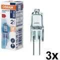 Set med 3 ugnslampor HALOSTAR G4/20W/12V 2700K - Osram