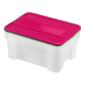 SET MED 3x Förvaringsbox TEX BOX 10 l
