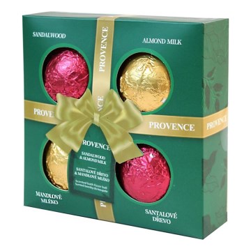 Set med 4 brusande badbomber PROVENCE