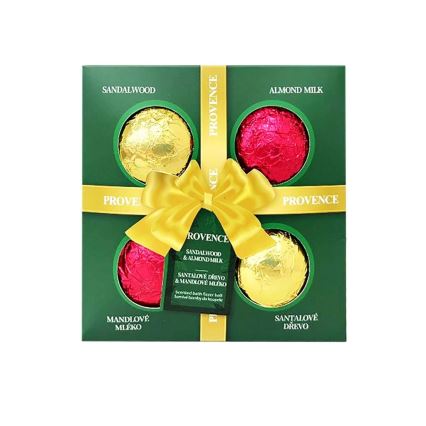 Set med 4 brusande badbomber PROVENCE