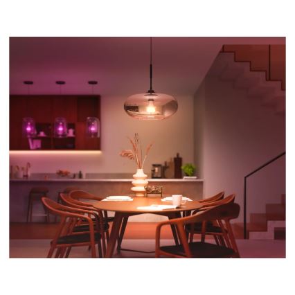 Set om 4 dimbara LED-lampor Philips Hue WHITE AND COLOR AMBIANCE E27/6W/230V 1000-20000K