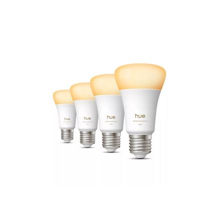 Set om 4 dimbara LED-lampor Philips Hue WHITE AMBIANCE E27/6W/230V 1000-20000K