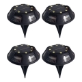 SET MED 4x LED Solcellslampa LED/1,2V 200 mAh IP44