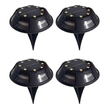 SET MED 4x LED Solcellslampa LED/1,2V 200 mAh IP44