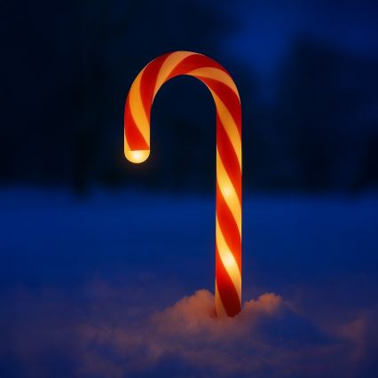 Set med 5 LED-utomhusdekorationer för jul LED/2W/230V IP44, röd