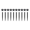 SET OM 10x LED Solcellslampa LED/0,06W/1,2V 6000K IP44 40 mAh