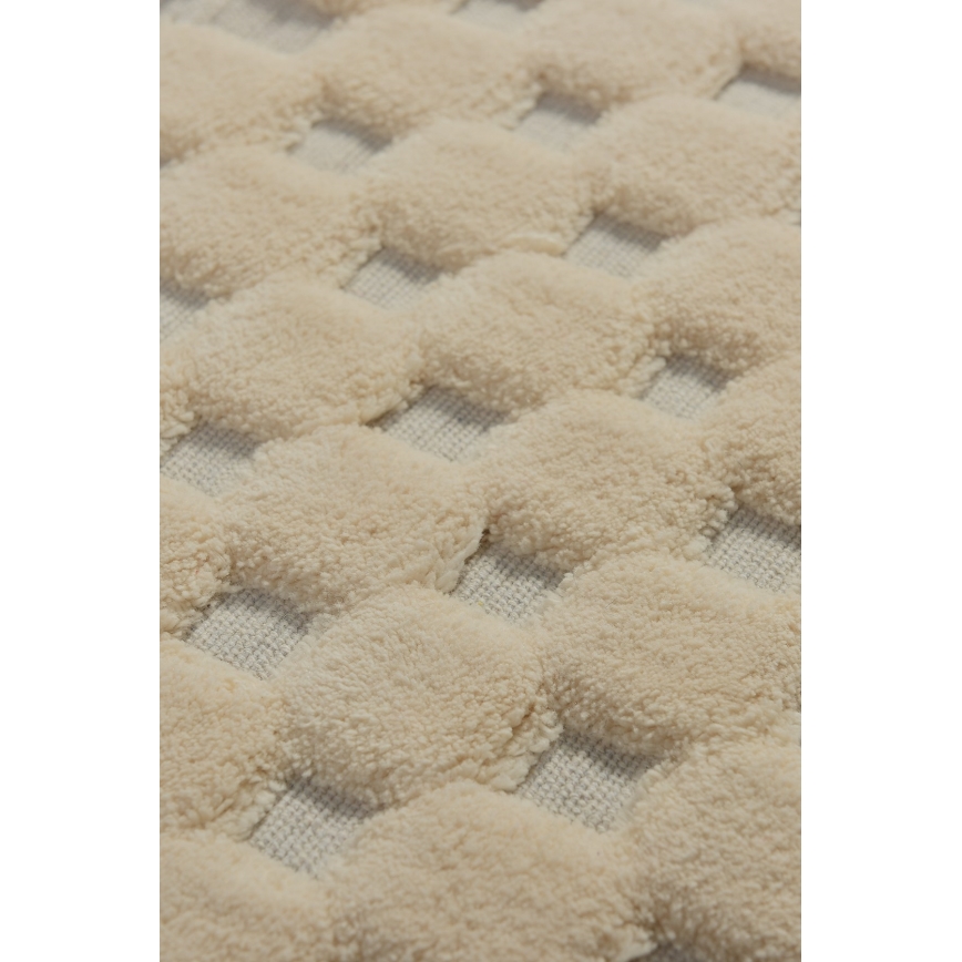 Set om 2 badrumsmattor BAMBI 60 x 100 cm beige