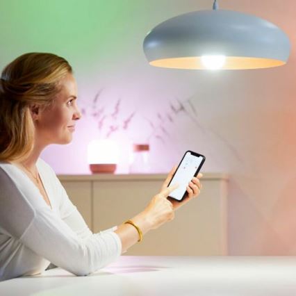 Set om 2 dimbara LED-lampor A60 E27/9W/230V 2700K Wi‑Fi + fjärrkontroll - WiZ