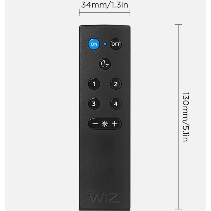 Set om 2 dimbara LED-lampor A60 E27/9W/230V 2700K Wi-Fi + fjärrkontroll - WiZ