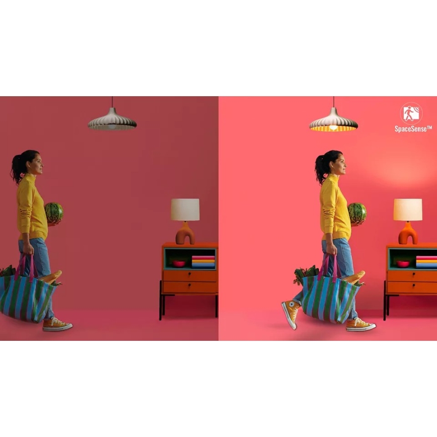 Set om 2 dimbara LED-spotar med rörelsesensor PAR16 GU10/4,7W/230V 2700-6500K CRI 90 Wi-Fi - WiZ