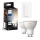 Set om 2 dimbara LED-lampor Philips Hue WHITE AMBIANCE GU10/4,2W/230V 2200-6500K + dimmer