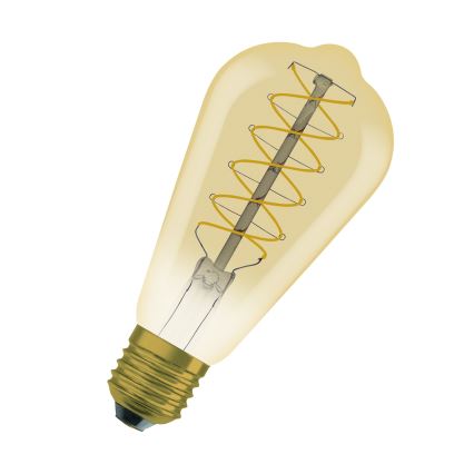 Set om 2 dimbara LED-lampor, vintage filament, E27-sockel, 4,8W, 230V, 2200K - Osram