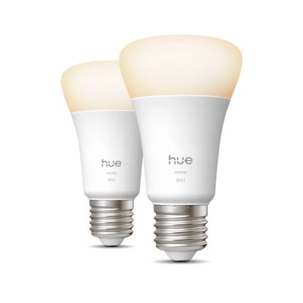 Set om 2 dimbara Philips Hue WHITE LED-lampor E27/7W/230V 2700K