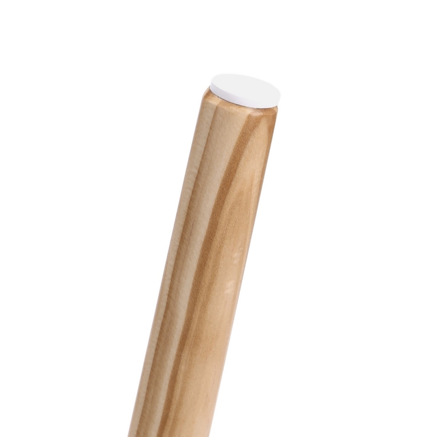 Set om 2 sidobord SERA vit/brun