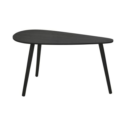 Set om 2 soffbord SOLE 60/80x30/40 cm svart