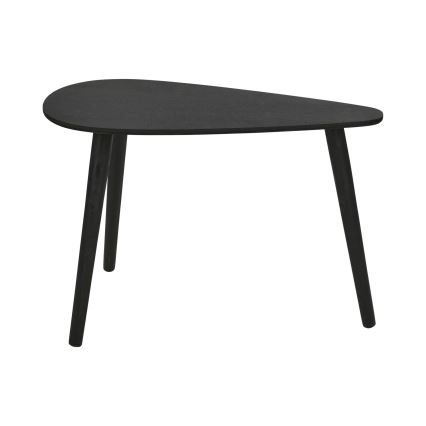 Set om 2 soffbord SOLE 60/80x30/40 cm svart